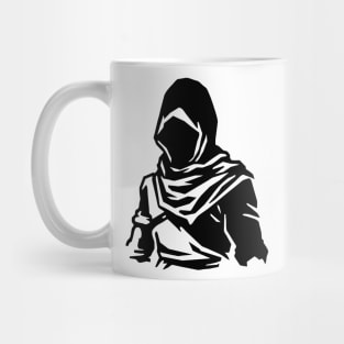 Minimalist Vector Human Thief Mug